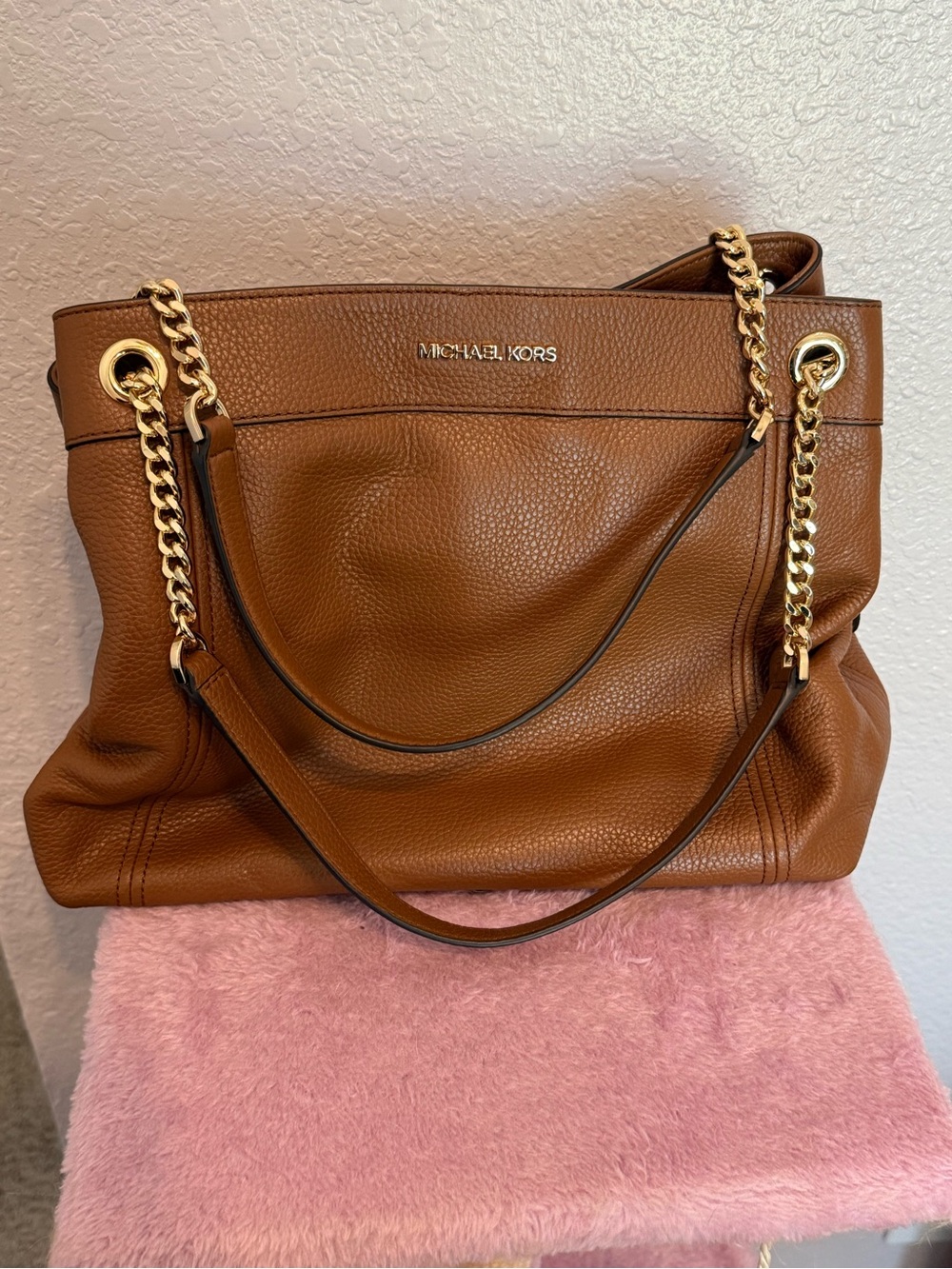 Michael Kors brown shoulder bag